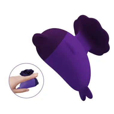 PRETTY LOVE - DOLPHIN MINI VIBRADOR CON SUJECIÓN Masajeadores