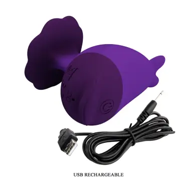 PRETTY LOVE - DOLPHIN MINI VIBRADOR CON SUJECIÓN Masajeadores