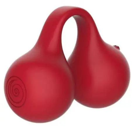 SNAIL VIBE - TWINN VIBRADOR DE DEDO CEREZA Masajeadores