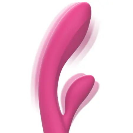 Luigi Vibrador Rabbit Silicona Liquida Rosa | Intense