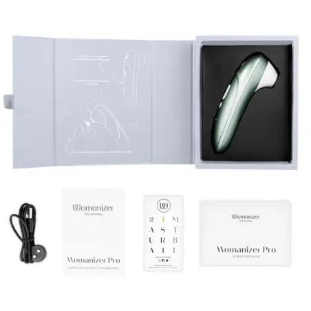 WOMANIZER - PRO VIBRANT ESTIMULADOR DE CLÍTORIS VERDE SALVIA Para Clítoris
