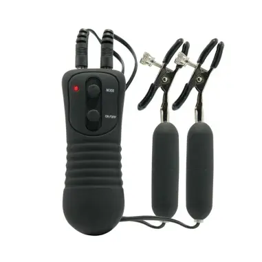 FETISH FANTASY SERIES - PINZAS DE PEZONES CON VIBRADOR Estimuladores