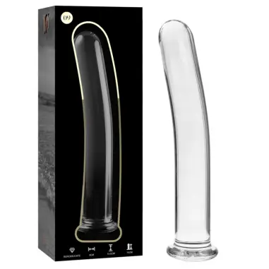 NEBULA SERIES BY IBIZA - MODELO 9 DILDO CRISTAL TRANSPARENTE 15.5 CM -O- 2.5 CM 