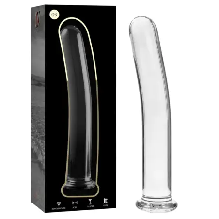 NEBULA SERIES BY IBIZA - MODELO 9 DILDO CRISTAL TRANSPARENTE 15.5 CM -O- 2.5 CM 