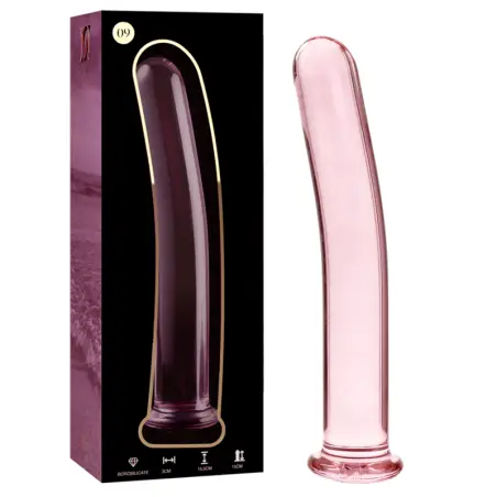 NEBULA SERIES BY IBIZA - MODELO 9 DILDO CRISTAL ROSA 15.5 CM -O- 2.5 CM 
