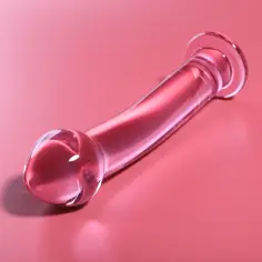 NEBULA SERIES BY IBIZA - MODELO 11 DILDO CRISTAL ROSA 16 CM -O- 3 CM