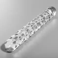 NEBULA SERIES BY IBIZA - MODELO 15 DILDO CRISTAL TRANSPARENTE 18.5 CM -O- 3 CM