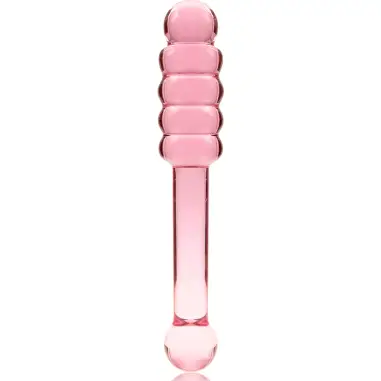 NEBULA SERIES BY IBIZA - MODELO 20 DILDO CRISTAL ROSA 20.5 CM -O- 3 CM 