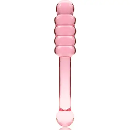 NEBULA SERIES BY IBIZA - MODELO 20 DILDO CRISTAL ROSA 20.5 CM -O- 3 CM 