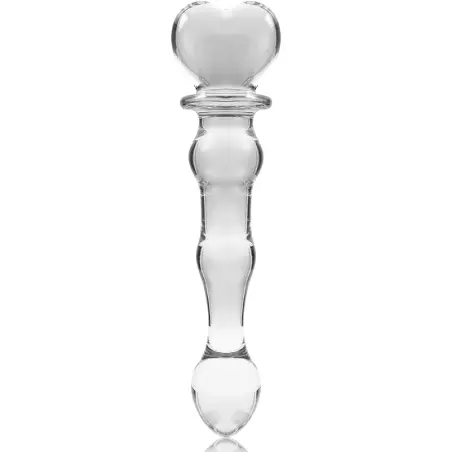 NEBULA SERIES BY IBIZA - MODELO 21 DILDO CRISTAL TRANSPARENTE 20.5 CM -O- 3.5 CM 