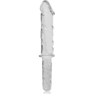 NEBULA SERIES BY IBIZA - MODELO 24 DILDO CRISTAL TRANSPARENTE 28.5 CM -O- 5 CM 
