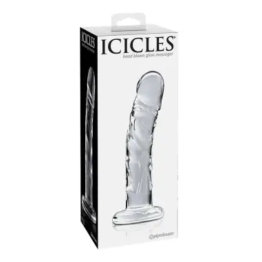ICICLES - N. 62 MASAJEADOR DE VIDRIO Dildos sin Vibración
