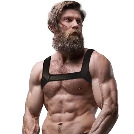 FETISH SUBMISSIVE ATTITUDE - ARNÉS NEOPRENO PECHO HOMBRE TALLA M 
