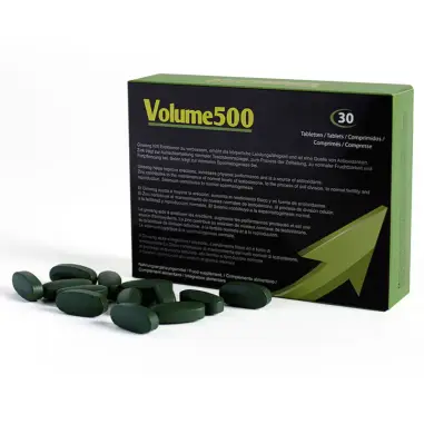 Volume500 – Complemento alimenticio para la calidad y cantidad del esperma 