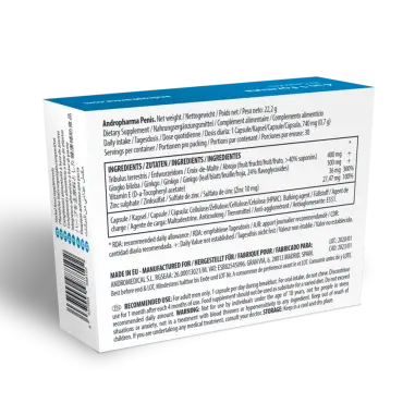 Andropharma Penis – Complemento alimenticio herbal para el bienestar masculino 