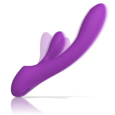 Luigi Vibrador Rabbit Silicona Liquida Morado | Intense