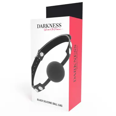 DARKNESS - MORDAZA SILICONA NEGRO Mordazas