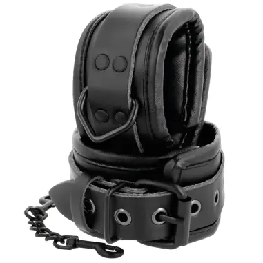 DARKNESS - ESPOSAS AJUSTABLES TOBILLOS LEATHER NEGRO 