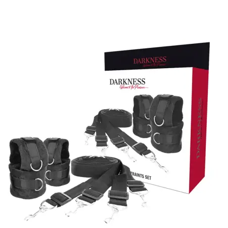 DARKNESS - SET DE ATADURAS PARA LA CAMA 