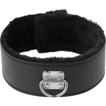 DARKNESS - COLLAR FORRADO CON CADENA TITANIUM Collares
