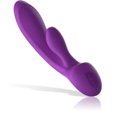 Luigi Vibrador Rabbit Silicona Liquida Morado | Intense