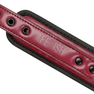 FETISH SUBMISSIVE DARK ROOM - COLLAR CON CADENA CON FORRO DE NEOPRENO 