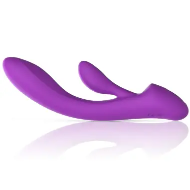 Luigi Vibrador Rabbit Silicona Liquida Morado | Intense