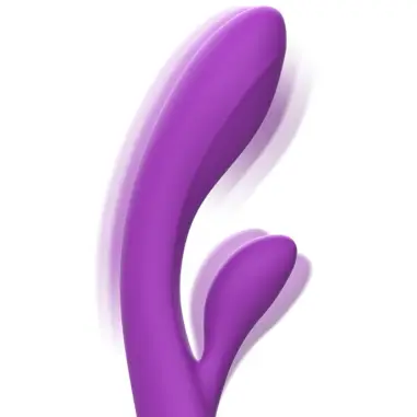 Luigi Vibrador Rabbit Silicona Liquida Morado | Intense