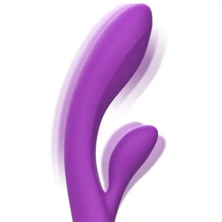Luigi Vibrador Rabbit Silicona Liquida Morado | Intense