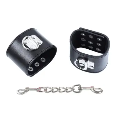 OHMAMA FETISH - RESTRICCIONES MUÑECA CON BROCHE DE METAL 