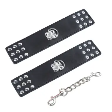 OHMAMA FETISH - RESTRICCIONES MUÑECA CON BROCHE DE METAL 