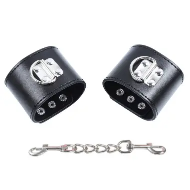 OHMAMA FETISH - RESTRICCIONES MUÑECA CON BROCHE DE METAL 