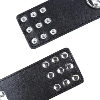 OHMAMA FETISH - RESTRICCIONES MUÑECA CON BROCHE DE METAL 