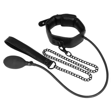 FETISH SUBMISSIVE BONDAGE - COLLAR BONDAGE INFLABLE CON TIRADOR Collares