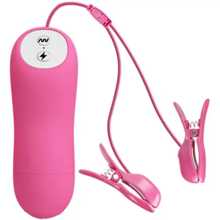 BAILE - ROMANTIC WAVE PIZAS CON VIBRACIÓN Y ELECTROSHOCK FUCSIA Electro estimulación