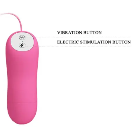 BAILE - ROMANTIC WAVE PIZAS CON VIBRACIÓN Y ELECTROSHOCK FUCSIA Electro estimulación