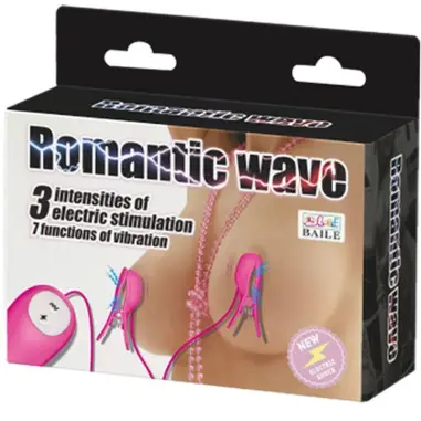 BAILE - ROMANTIC WAVE PIZAS CON VIBRACIÓN Y ELECTROSHOCK FUCSIA Electro estimulación