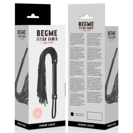 BEGME - BLACK EDITION LÁTIGO CUERO VEGANO 