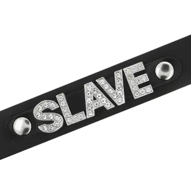 COQUETTE CHIC DESIRE - CHOKER CUERO VEGANO SLAVE 
