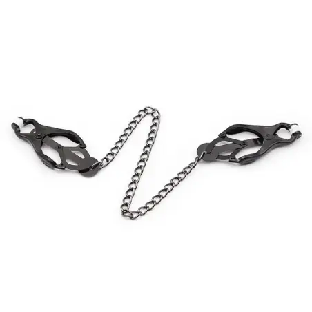 OHMAMA FETISH - PINZAS PEZONES JAPONEAS CON CADENA NEGRA 