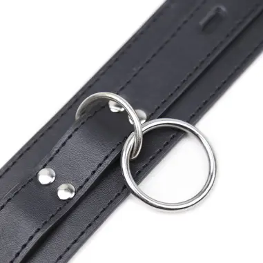 OHMAMA FETISH - COLLAR SUMISION CON 3 ANILLAS 