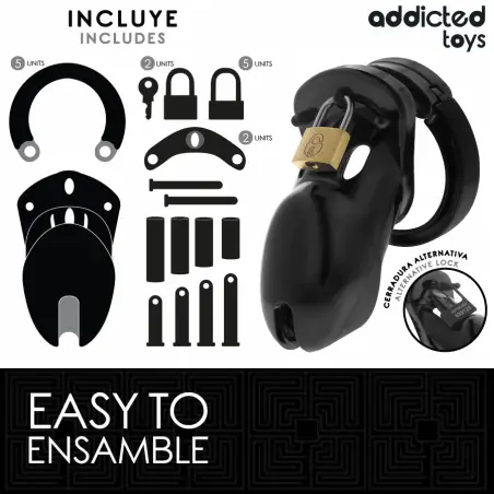 ADDICTED TOYS LOCKED - FORBIDDEN VAULT JAULA PARA PENE 10 CM 