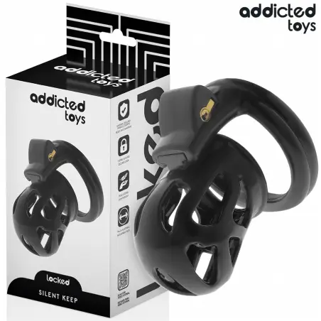 ADDICTED TOYS LOCKED - SILENT KEEP JAULA PARA PENE 7,5 CM 