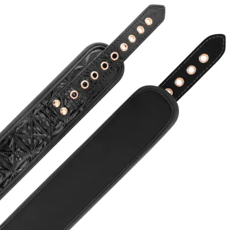 BEGME - BLACK EDITION COLLAR CON CADENAS Y PINZAS PEZONES CON FORRO DE NEOPRENO 