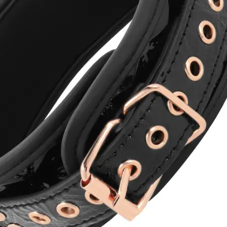 BEGME - BLACK EDITION COLLAR CON CADENAS Y PINZAS PEZONES CON FORRO DE NEOPRENO 