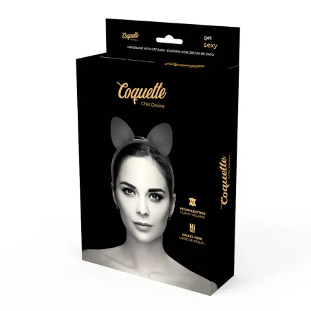 COQUETTE CHIC DESIRE - DIADEMA CON OREJAS DE GATO 
