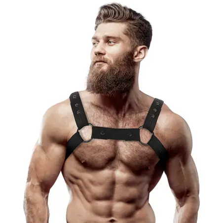 FETISH SUBMISSIVE ATTITUDE - ARNÉS DEPORTIVO AJUSTABLE NEOPRENO PECHO HOMBRE Arneses Hombre