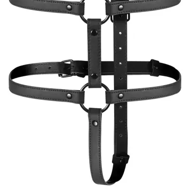 FETISH SUBMISSIVE BONDAGE - ARNÉS AJUSTABLE TORSO Y BRAZOS 