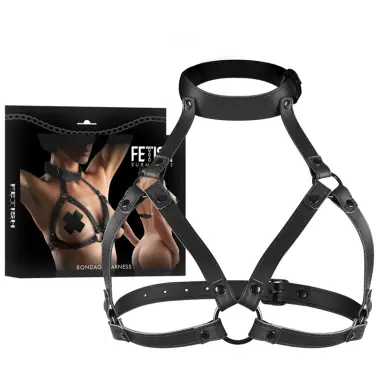 FETISH SUBMISSIVE BONDAGE - ARNÉS AJUSTABLE PECHO 