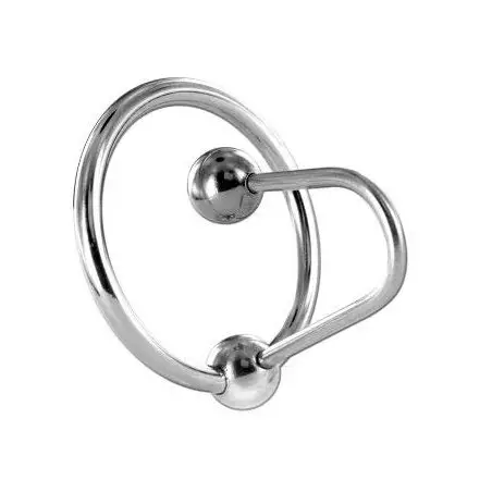METAL HARD - ANILLA GLANDE CON PLUG 